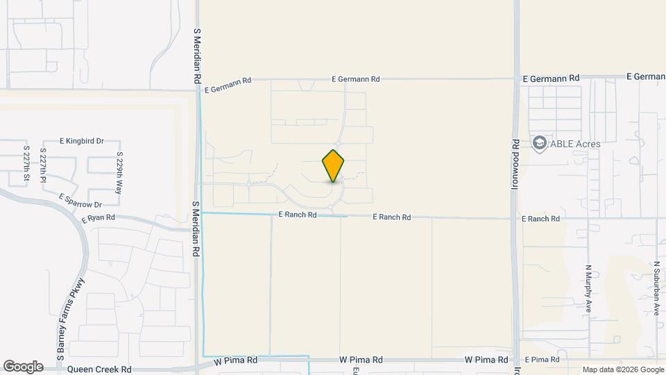 815 W Finch Dr Map and Location Details