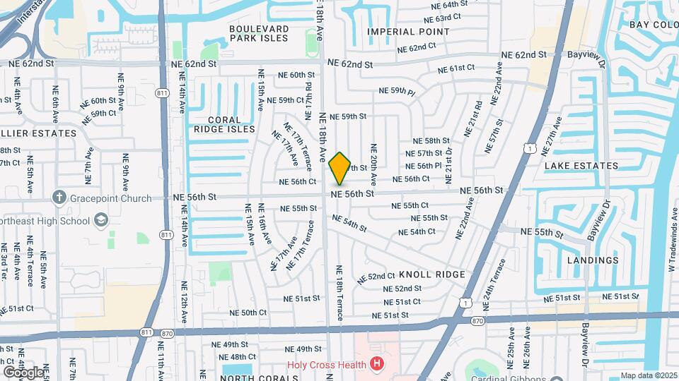 1831 NE 56th St Map and Location Details