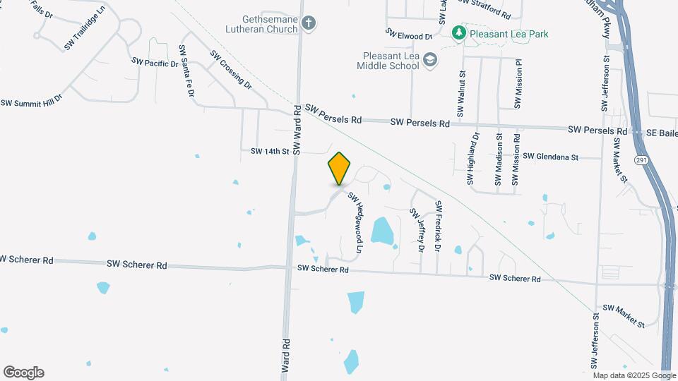 1456 SW Winthrop Dr Map and Location Details