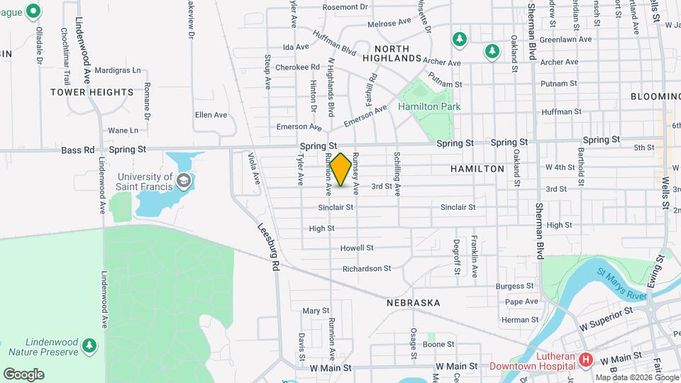 1721 3rd St Map and Location Details