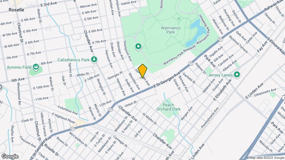 1112 Thompson Ave Map and Location Details