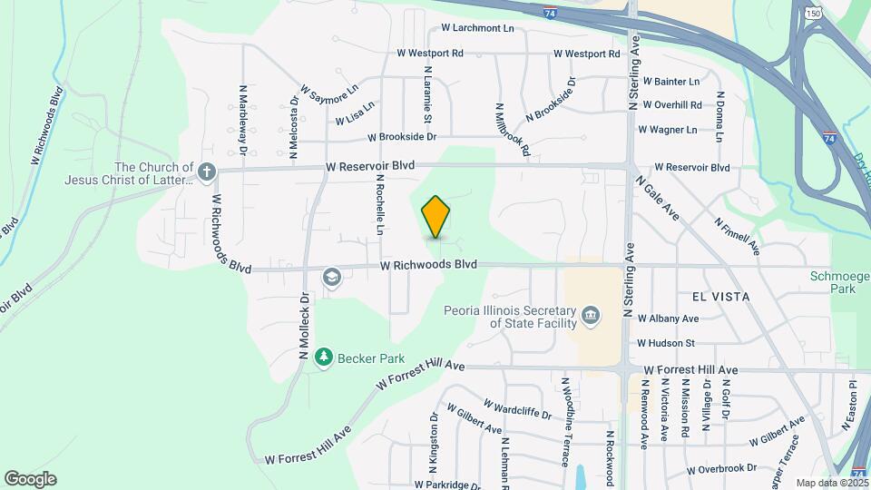 3405 N Kingston Dr Map and Location Details