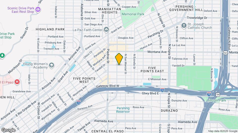 3004 Yandell Dr Map and Location Details