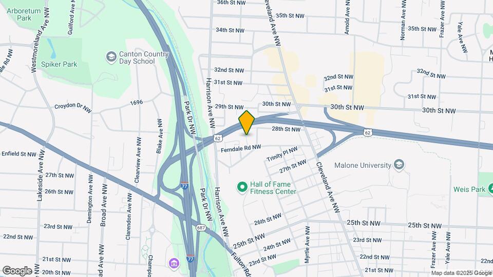 1821 Ferndale Rd NW Map and Location Details