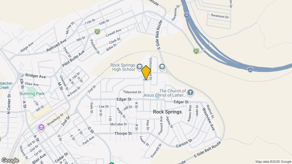 1318 Virginia St Map and Location Details