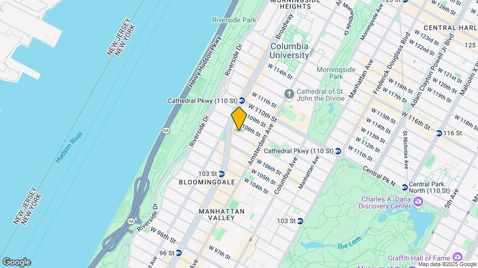 241 W 107th St Map and Location Details