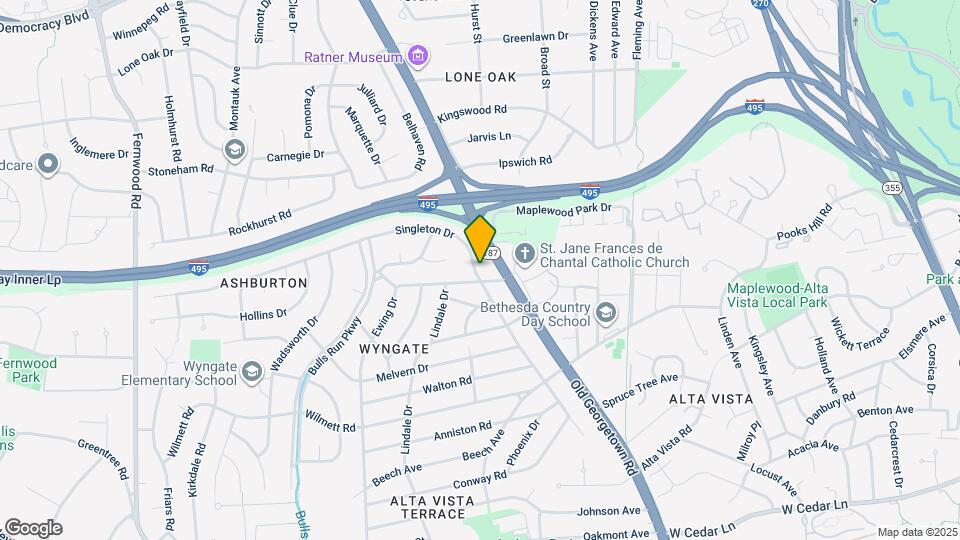 9605 Singleton Dr Map and Location Details