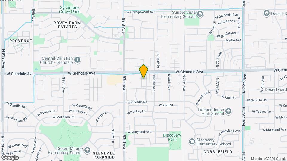 6825 N 81st Ln Map and Location Details