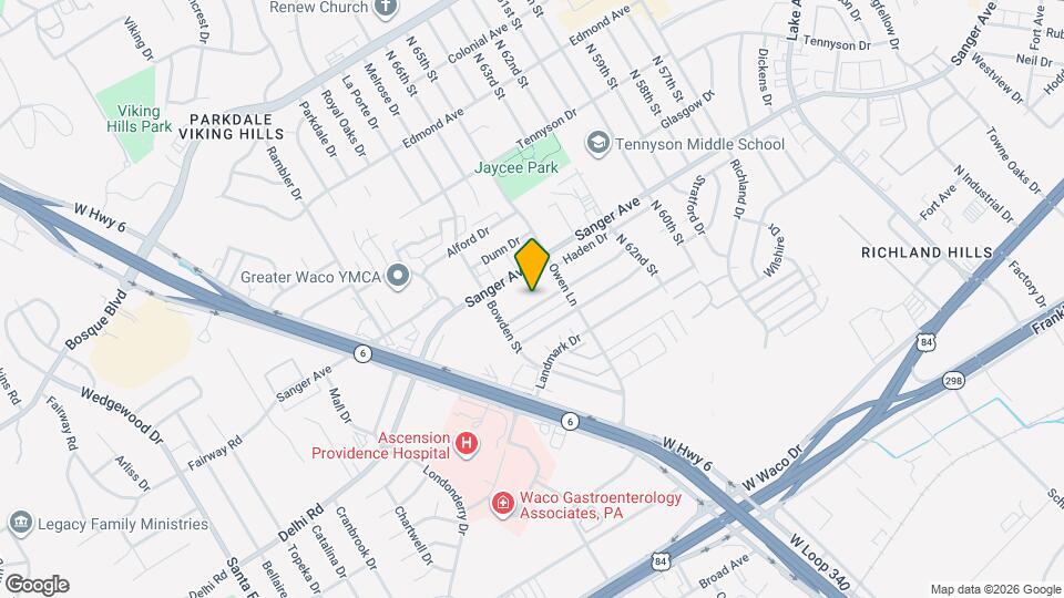 6601 May Dr Map and Location Details