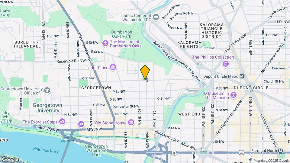 2900 Q St NW Mapa y Detalles de la Ubicación