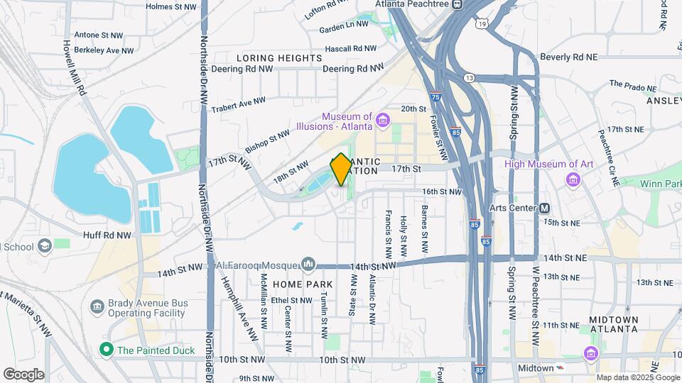 390 17th St NW, Unit #5027 Map and Location Details