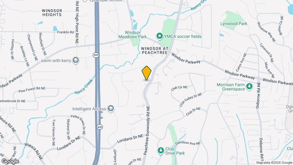 4586 Peachtree Dunwoody Rd NE Map and Location Details