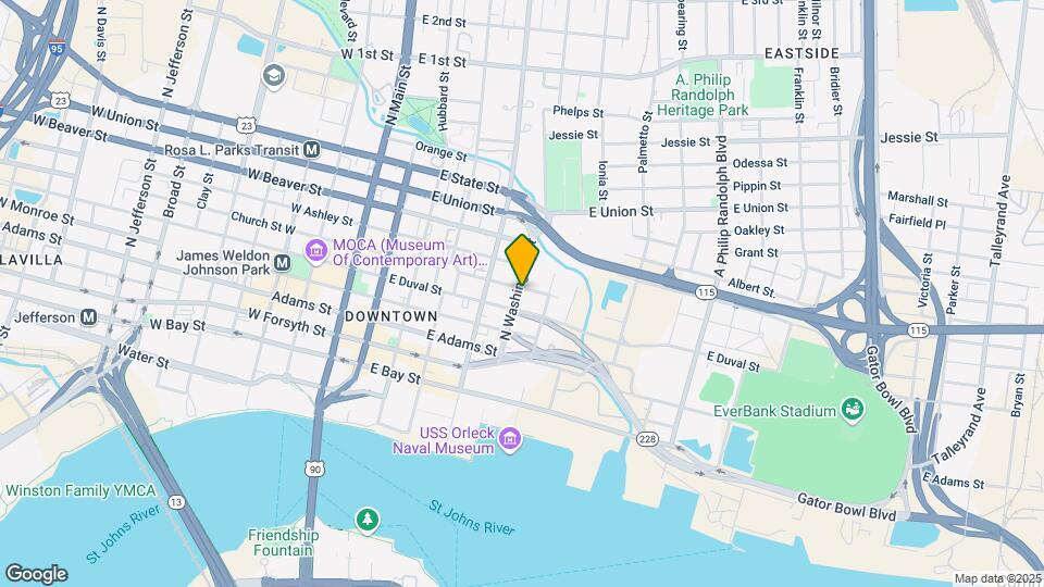 421 Washington St Mapa y Detalles de la Ubicación