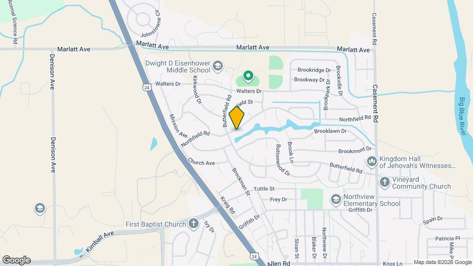 631 Northfield Rd Map and Location Details