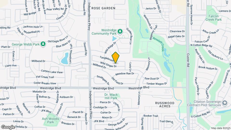 9836 Wild Ginger Dr Map and Location Details