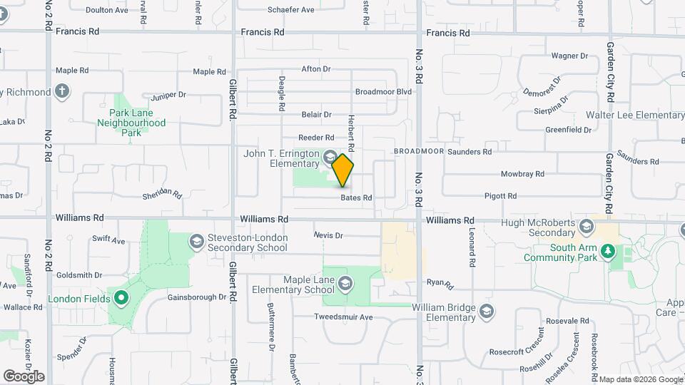 7451 Bates Rd Map and Location Details