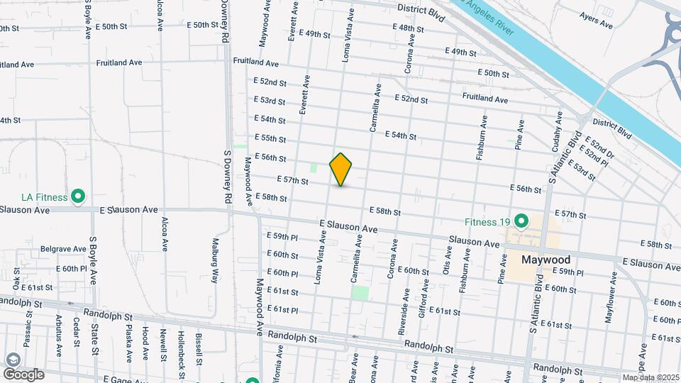 3718-3720 E 57th St Mapa y Detalles de la Ubicación