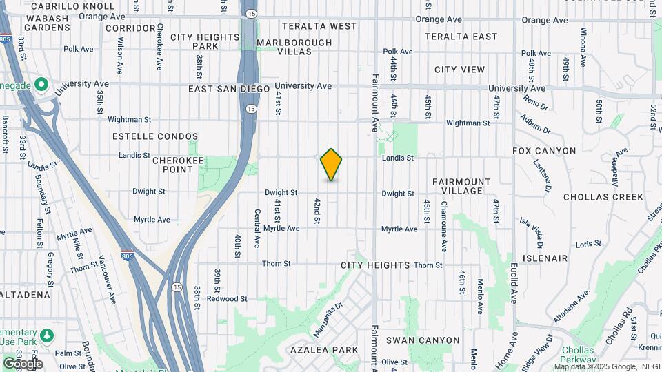3610 Van Dyke Ave Map and Location Details