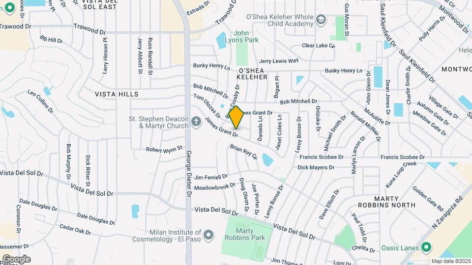 11521 James Grant Dr Map and Location Details
