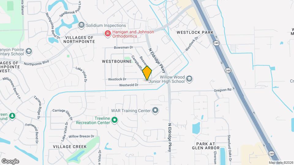 12114 Westwold Dr Map and Location Details