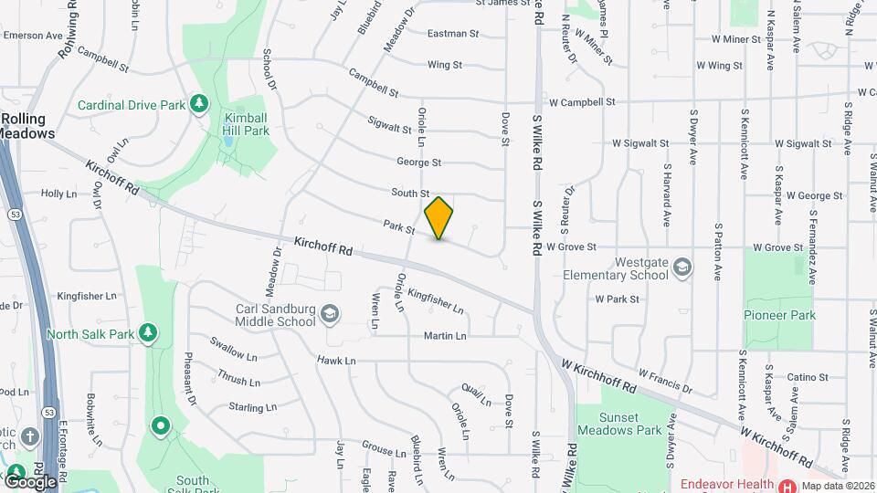 2307 Park St Map and Location Details