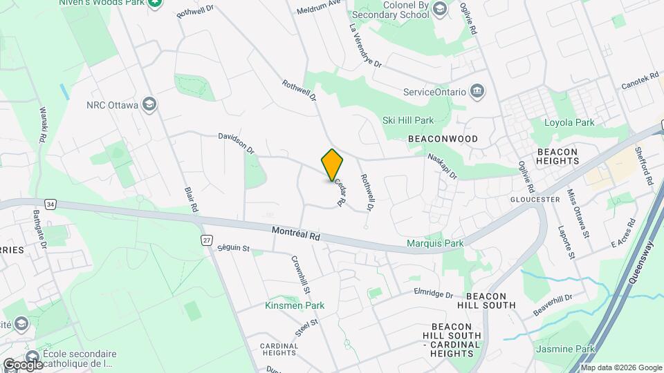 10 Cedar Rd Map and Location Details