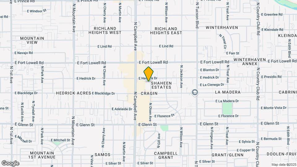 3025 N Olsen Ave Map and Location Details