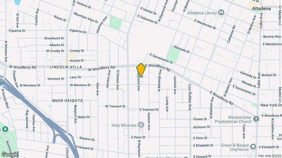 2080 Raymond Ave Map and Location Details