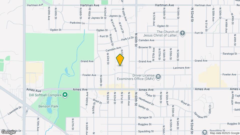 4722 N 61st St Map and Location Details