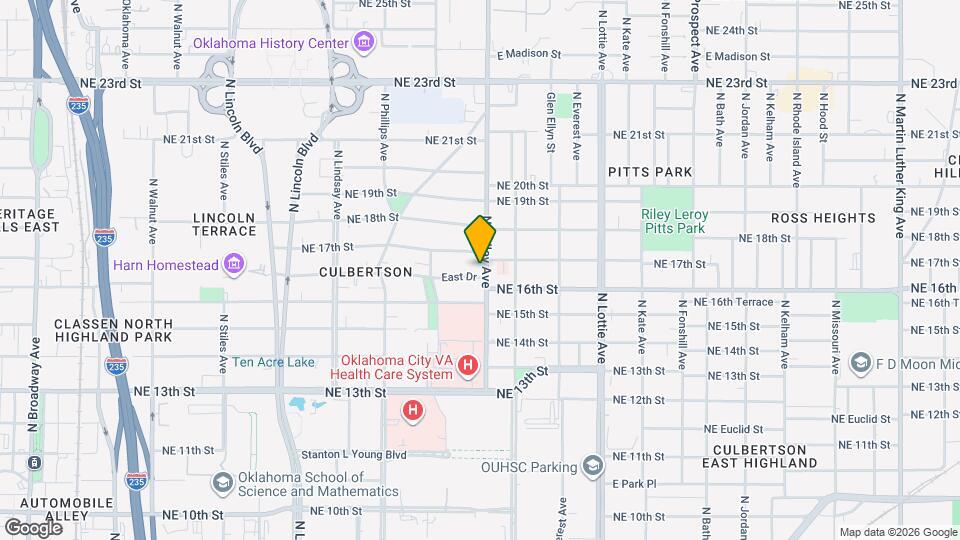 943 East Dr Map and Location Details
