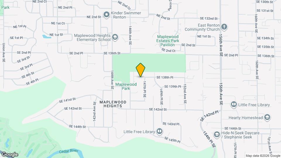 14635 SE 138th Pl Map and Location Details