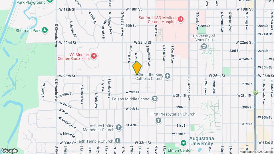 1901 W 26th St Map and Location Details
