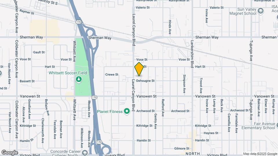 6911 Agnes Ave Map and Location Details