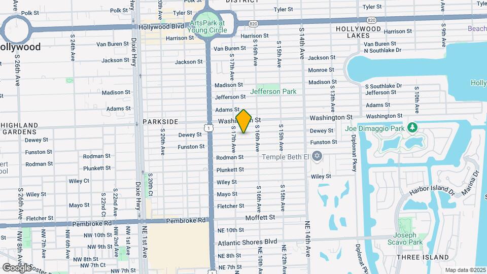 1638 Dewey St Mapa y Detalles de la Ubicación