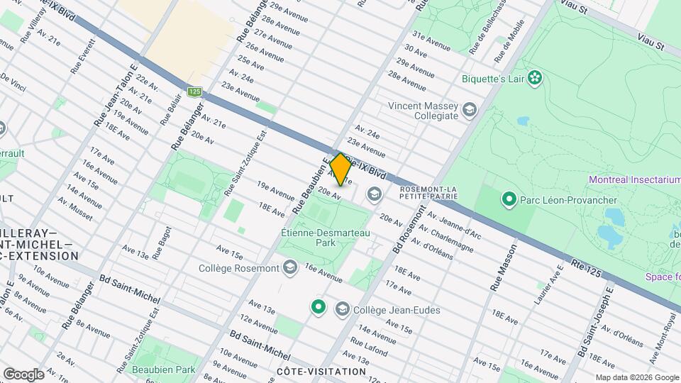 6411 20E Av Map and Location Details