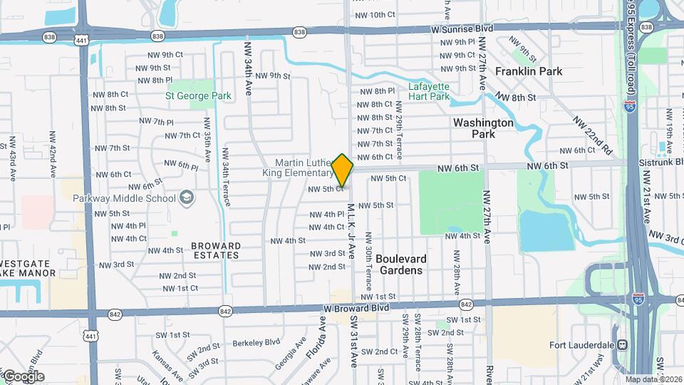 3120 NW 5th Ct Map and Location Details