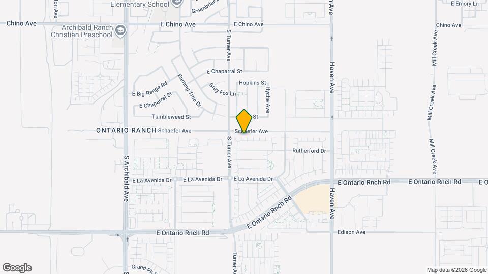 3129 Mayacama Way Map and Location Details