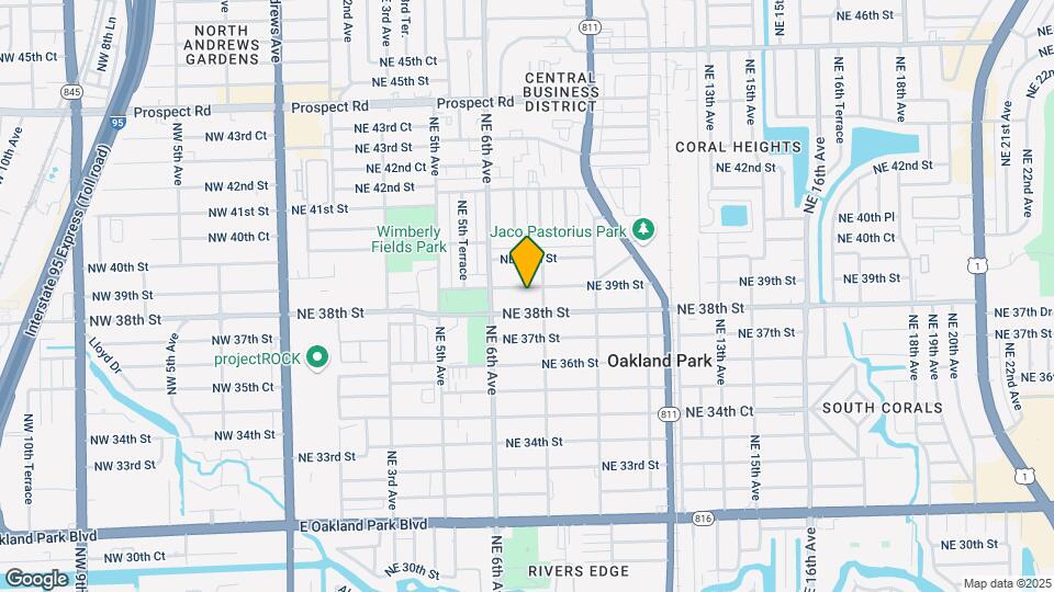 736 NE 39th St Map and Location Details