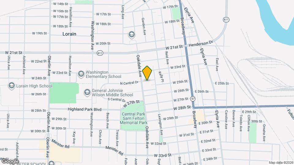 509 W 24th St Map and Location Details