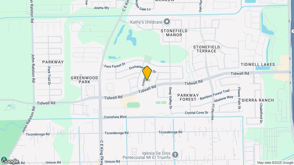 8711 Croteau Dr Map and Location Details