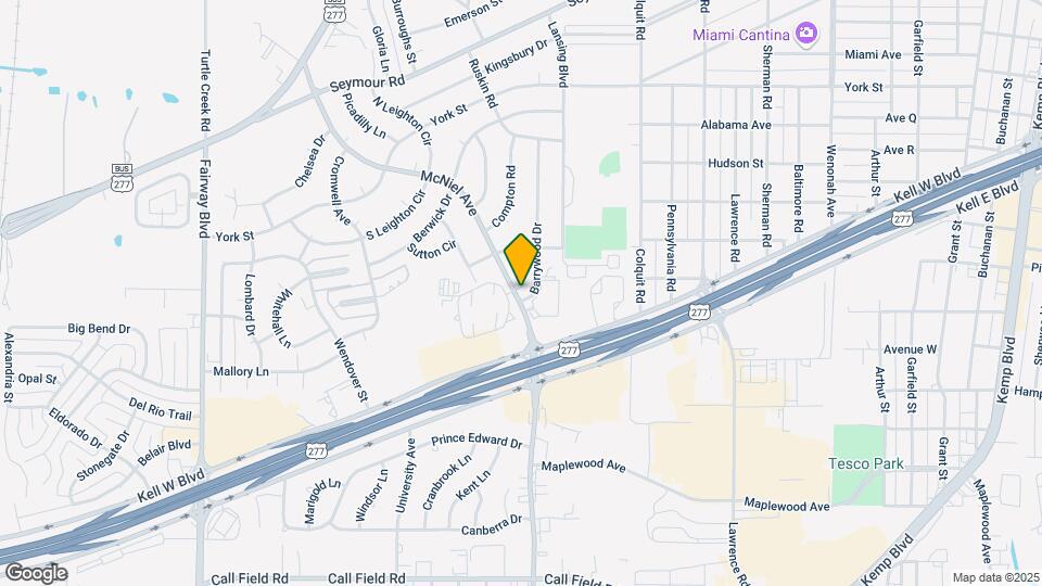 3032 Barrywood Dr Map and Location Details