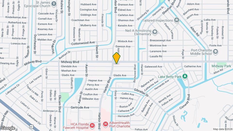 21426 Glendale Ave Map and Location Details