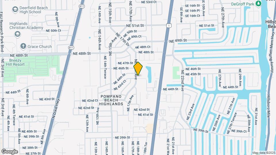 4500 NE 18th Ave Map and Location Details