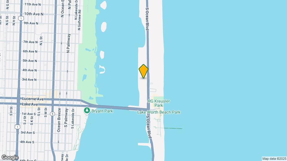 2840 S Ocean Blvd Map and Location Details