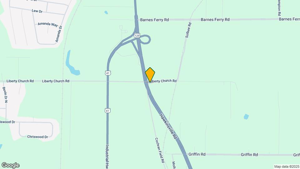 6712 Hawkinsville Rd Map and Location Details