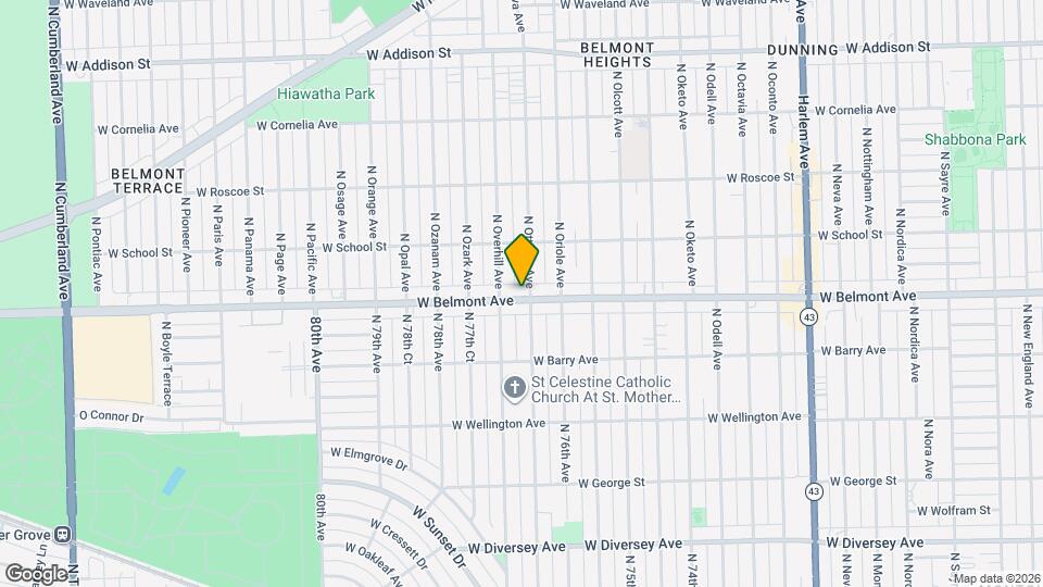 7642 W Belmont Ave, Unit 2 Mapa y Detalles de la Ubicación