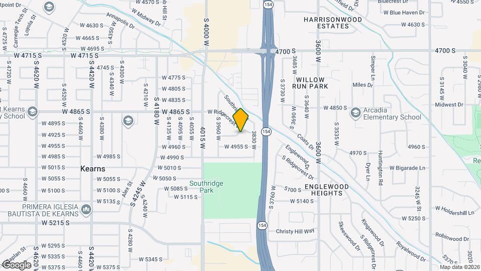 3881 Ridgeview Way Map and Location Details