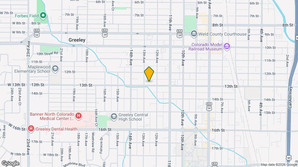 1221-1223 13th St Map and Location Details