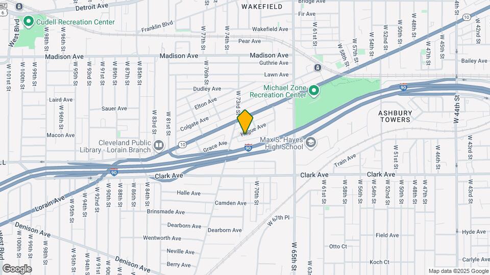 7107 Hague Ave Mapa y Detalles de la Ubicación