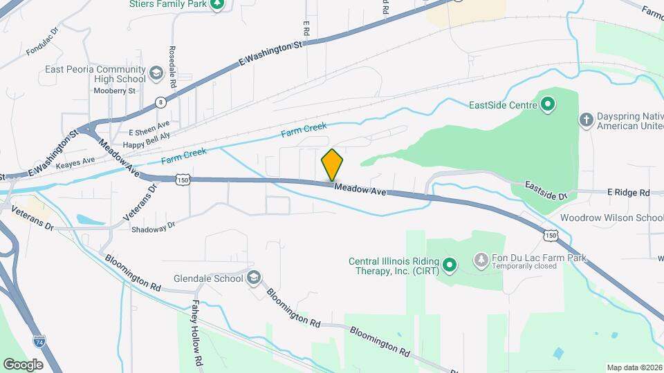 800 Meadow Ave Map and Location Details